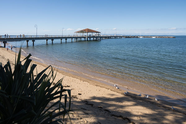 Redcliffe bei Brisbane - Jetty Park mit Redcliffe Beach