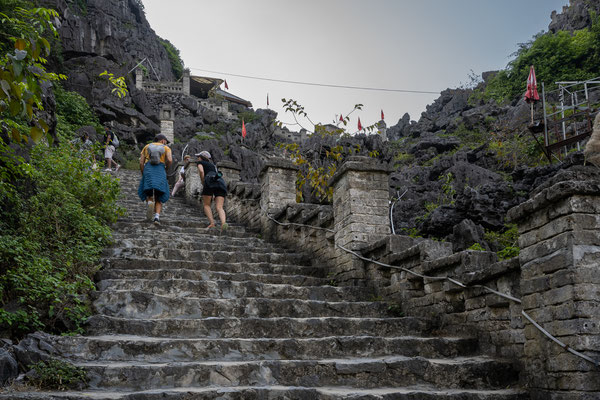 Ninh Binh - Mua Cave/Hang Mua - der Aufstieg