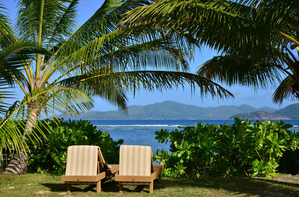 vor dem Beach-Chalet