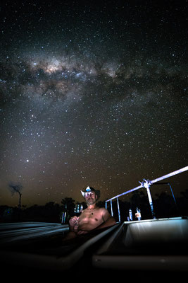 Charlotte Plains Station Camping - ein heisses Bad unterm Sternenhimmel