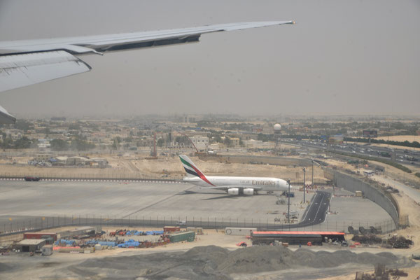 Landung in Dubai