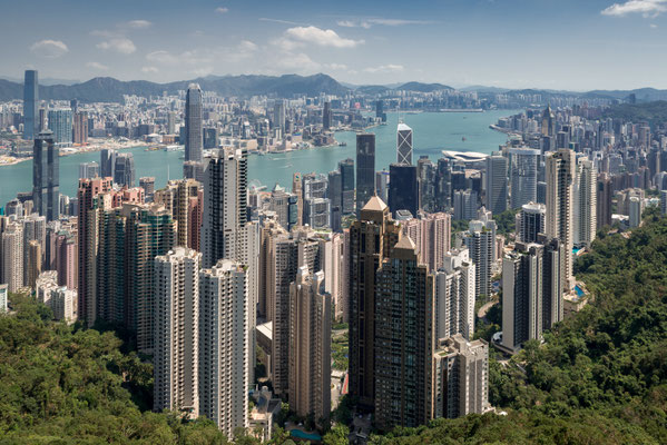 Victoria Peak - Aussicht über Hong Kong