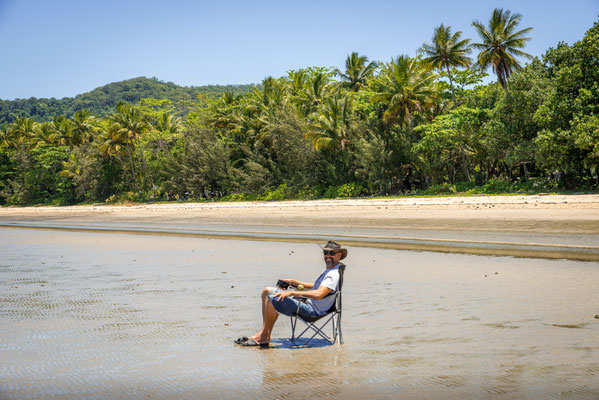 Wonga Beach bei Ebbe