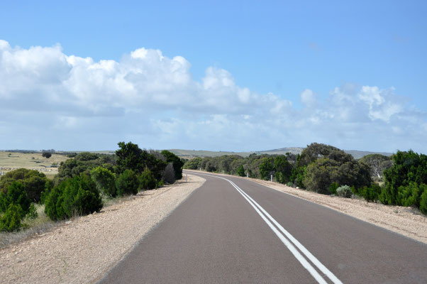 Fliders Highway Richtung Port Lincoln