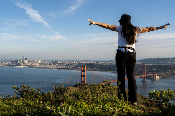 Slacker Hill - Aussicht über die San Francisco Bay