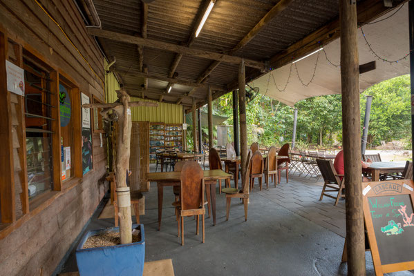 Restaurant beim Camping (Lync-Haven Rainforest Retreat