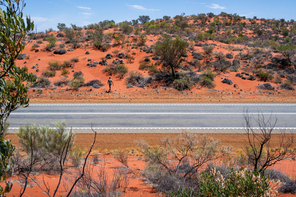 Northwest Coastal Highway - rote Sanddünen