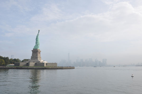 Von der Fähre aus: Lady Liberty