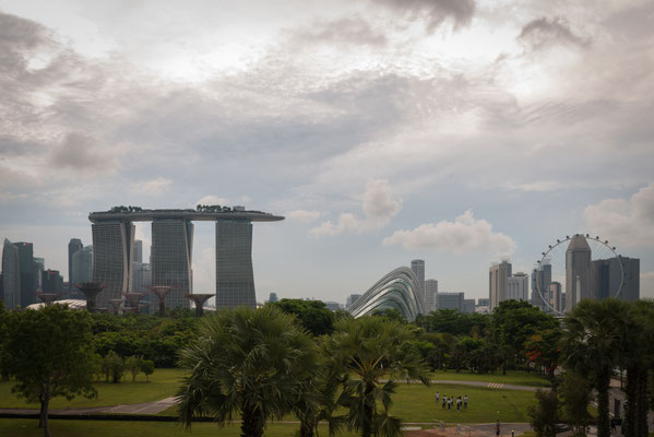 Marina Barrage - Aussicht zur City