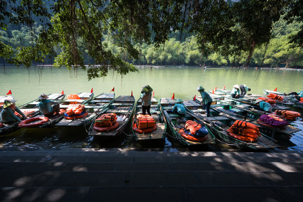 Ninh Binh - Bootstour Trang An - am 'Bootssteg'