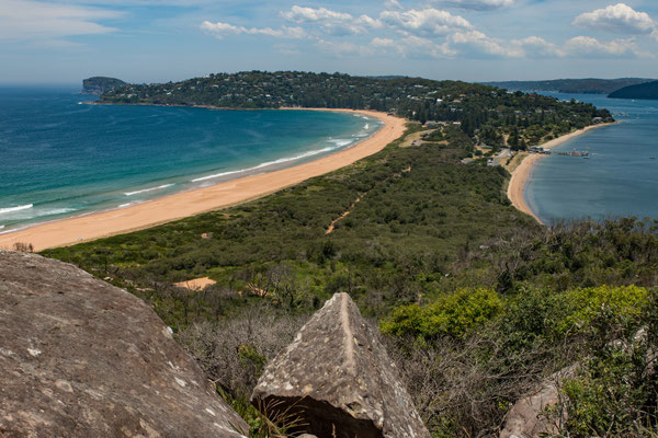 Beim Barrenjoey Liththouse - Aussicht auf Palm Beach