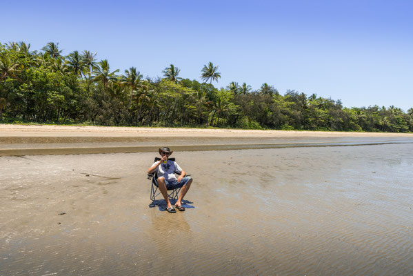 Wonga Beach bei Ebbe
