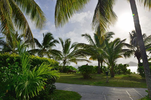 Ausblick von unserem Beach-Chalet