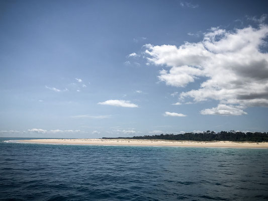 Moreton Island im Hintergrund