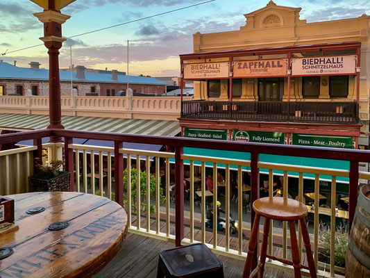 Fremantle - Terrasse des 'Beerpourium' 