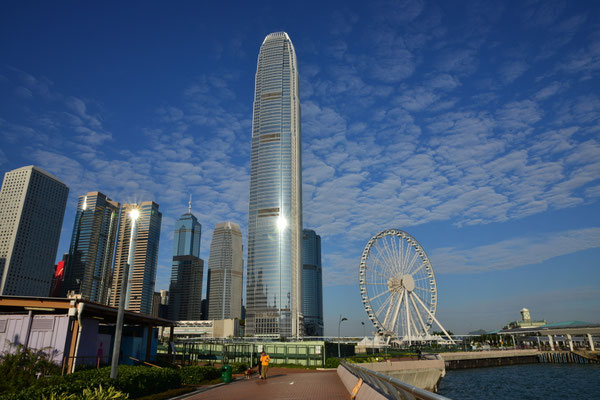 Hongkong Island am frühen Morgen