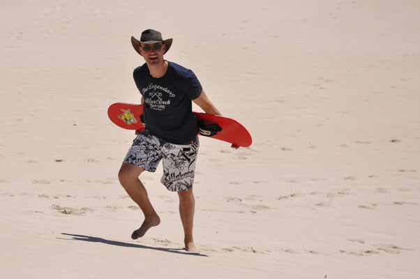 Kangaroo Island - Little Sahara - Sandboarding