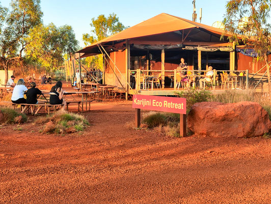 Karijini Eco Retreat, Karijini National Park - das Outback-Restaurant