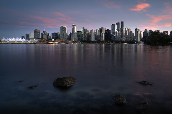 Aussicht - Sunset vom Hallelujah Point, Stanley Park