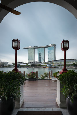 Marina Bay - Gewitterstimmung am Morgen