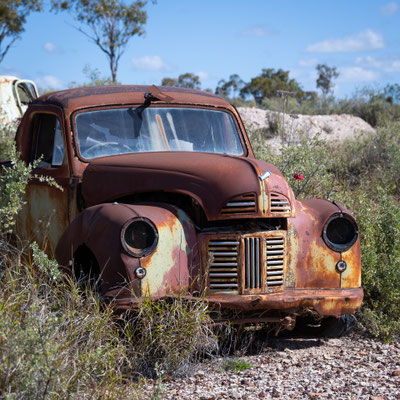in Lightning Ridge Opalfelder