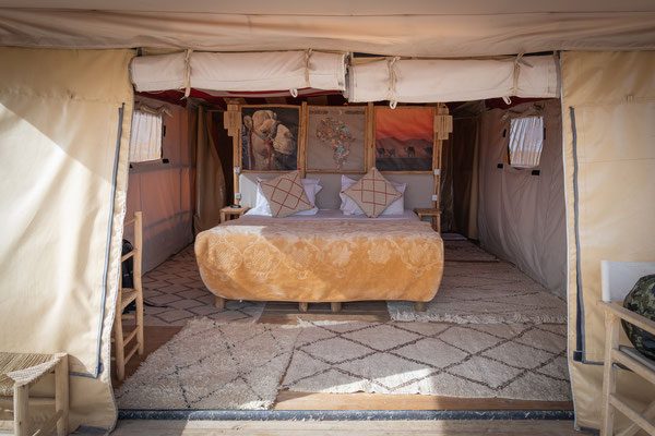 Nkhila Lodge, Wüste Agafay - unser Zelt