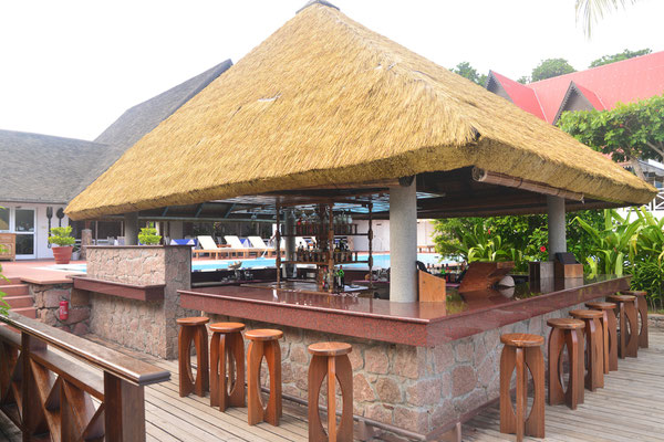 Hotel 'La Digue Island Lodge' - Poolbar