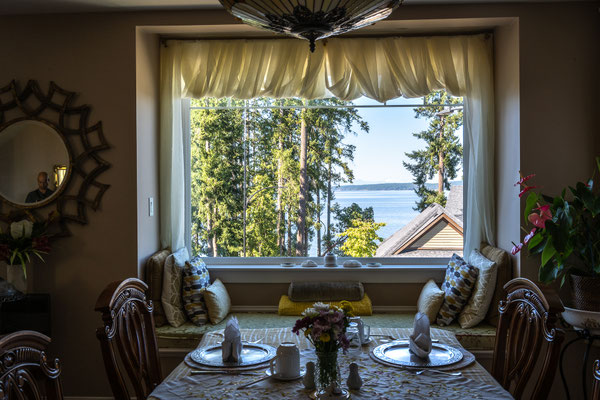 Eagle Rock Bed & Breakfast, Chemainus - der Frühstücksbereich
