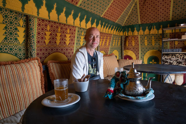 'Nkhila Lodge' - Begrüssungstee bei Ankunft