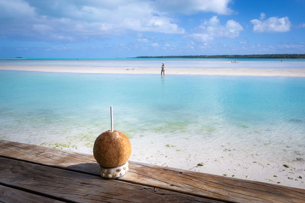 Aitutaki - erster Besuch im 'Blue Lagoon Restaurant & Bar'