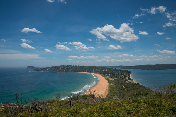 Beim Barrenjoey Liththouse - Aussicht auf Palm Beach