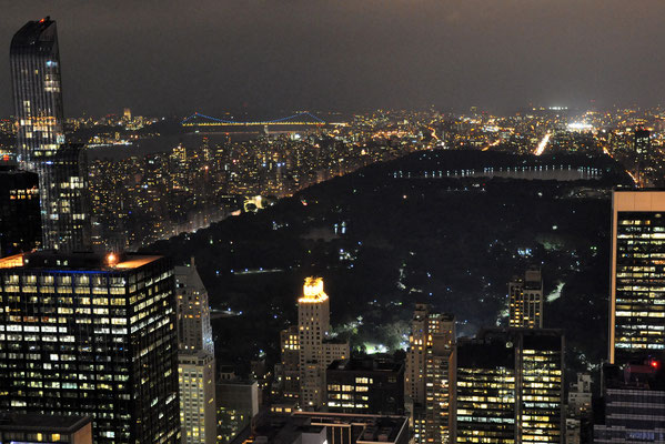 Aussicht vom Rockefeller Center - Top of The Rocks (gegen Norden)