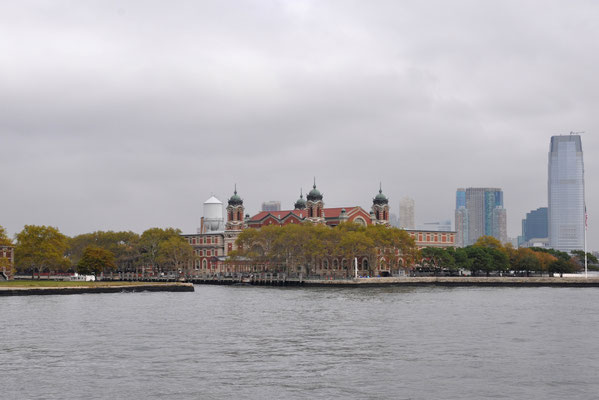 Anfahrt auf Ellis Island