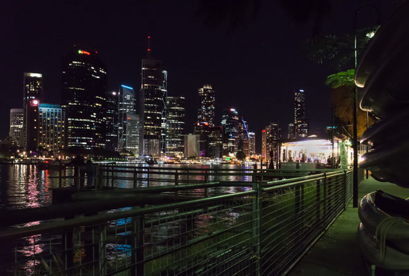Brisbane Skyline - Aussicht vom Kangaroo Point
