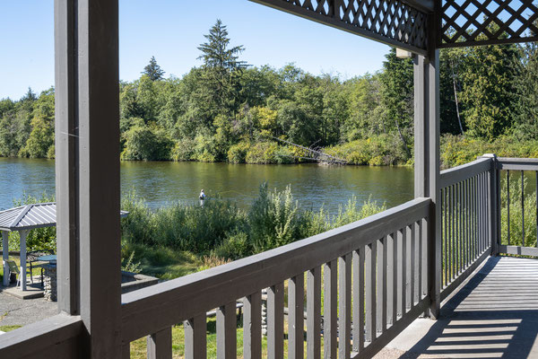 Campbell River Lodge - Aussicht von der Veranda