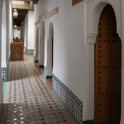 Medersa Ben Youssef / Koranschule - in den Gängen der Schule