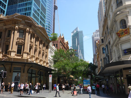 Pitt Street mit Sydney Tower