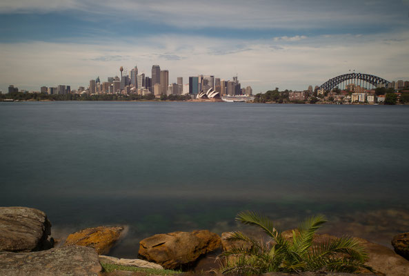 Cremorne Point, Sydney - Aussicht auf die Sydney Skyline