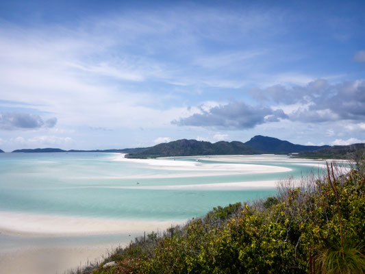 Hill Inlet, Whitsunday Island - Aussicht vom Lookout
