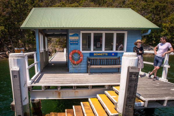 Auf der Fähre zum Kuring-gai National Park - Bennets Wharf