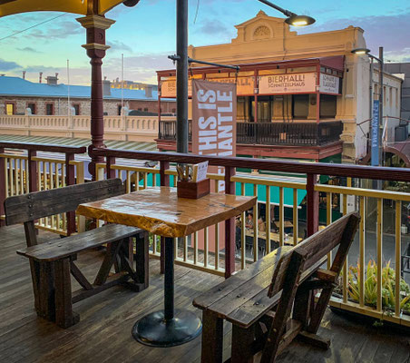 Fremantle - Terrasse des 'Beerpourium' 