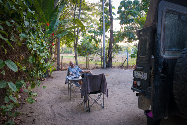 Tropic Breeze Caravan Park - unsere Campingparzelle