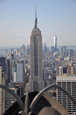 Auf dem Rockefeller Center - Top of the Rocks