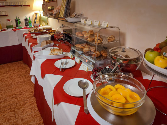 Hotel Mazzanti in Verona - Teil des fantastischen Frühstücksbuffets
