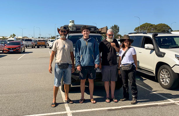 Flughafen Perth - Abschied von 'Moris'