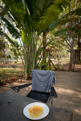 Tropic Breeze Caravan Park - unsere Campingparzelle