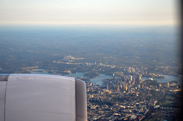 Anflug auf Sydney