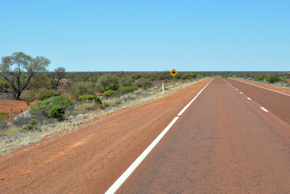 Auf dem Stuart Highway Richtung Süden