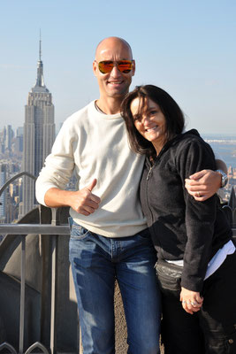 Auf dem Rockefeller Center - Top of the Rocks