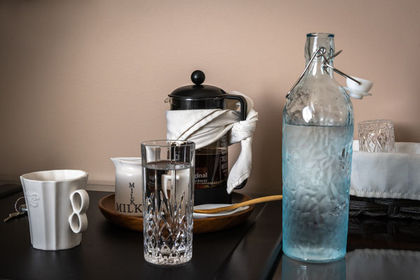Eagle Rock Bed & Breakfast, Chemainus - Kaffee wird jederzeit ins Zimmer serviert...